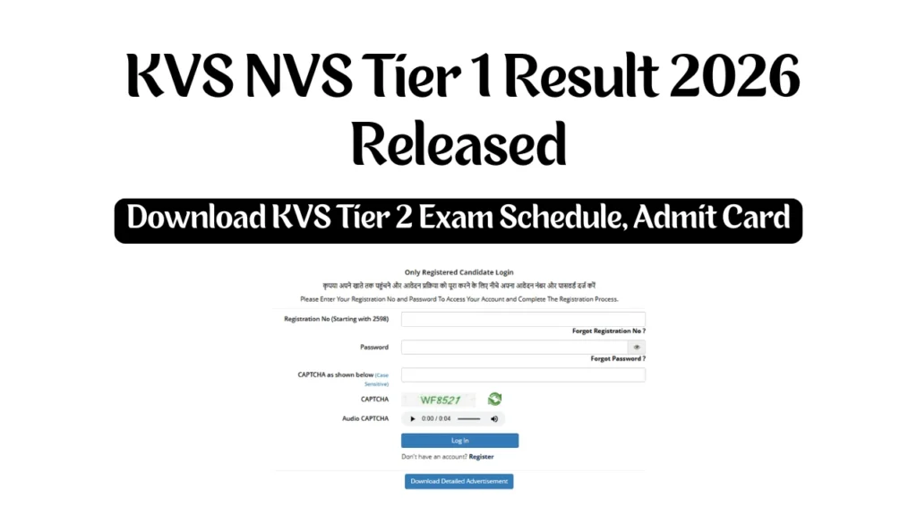 KVS Tier 2 Exam 2026