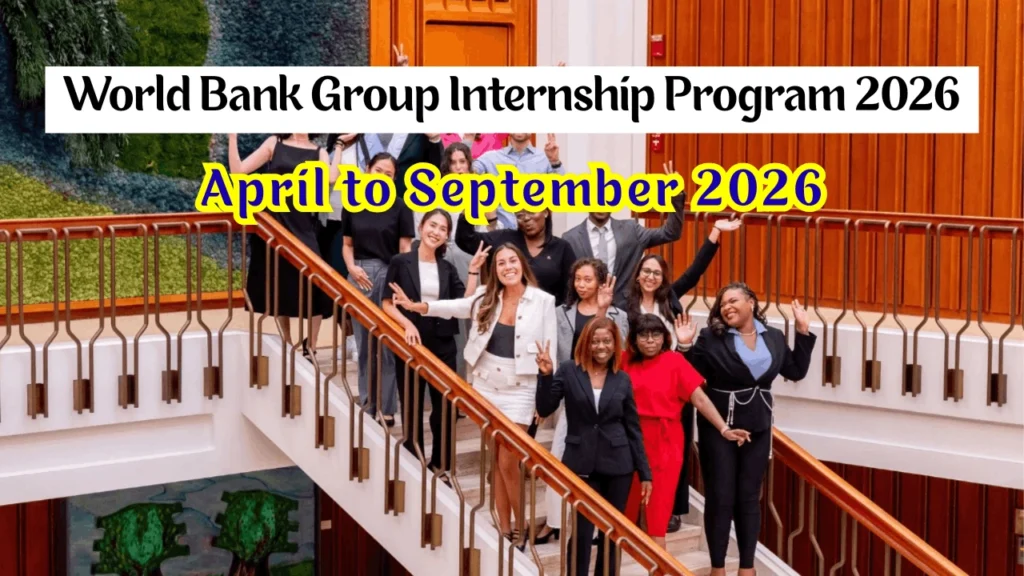 World Bank Group Internship Program 2026