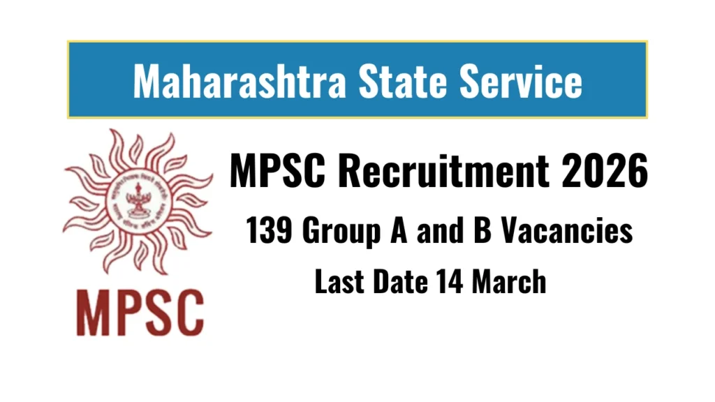 MPSC Recruitment 2026