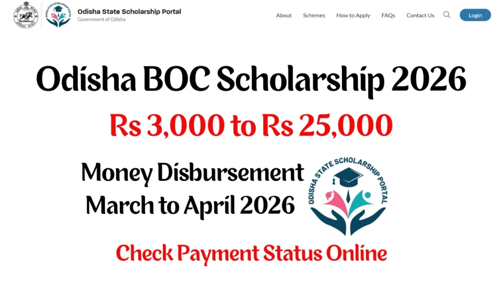 Odisha BOC Scholarship 2026