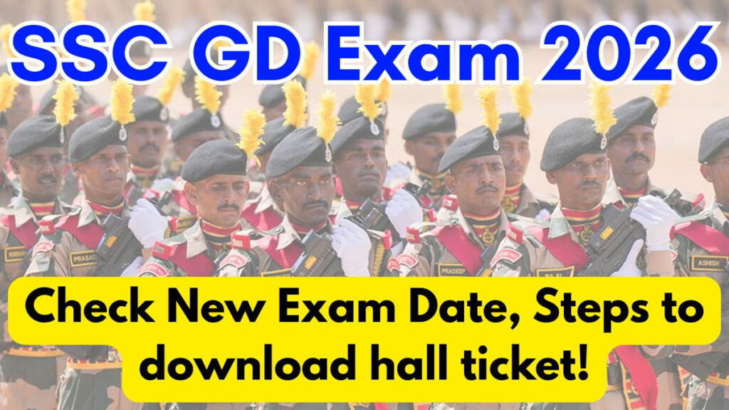 SSC GD Exam 2026 